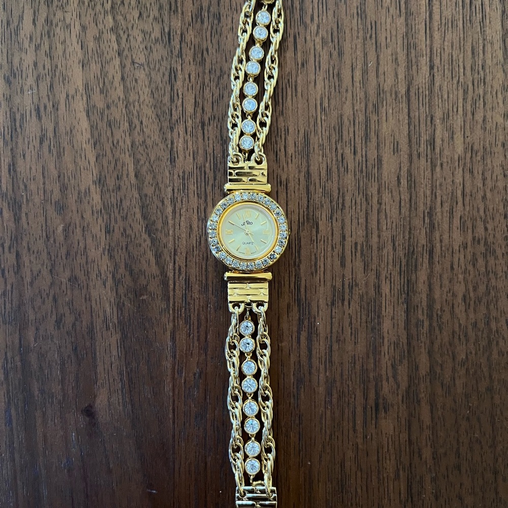 Vintage Golden Linked Watch